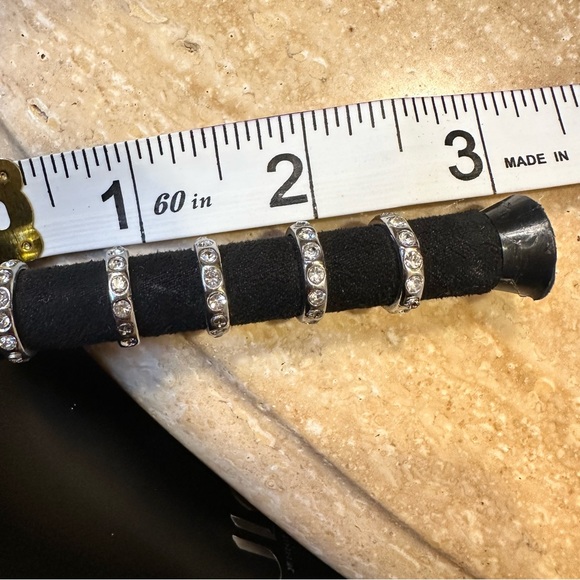 JLo Parlow 2 Jeweled Black Pump Heels 8.5 - Picture 11 of 13